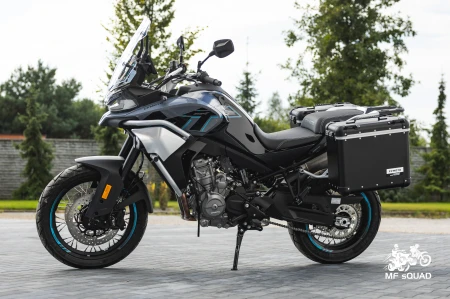 Zestaw Kufrów Bocznych Aluminiowych CFMOTO MT czarne