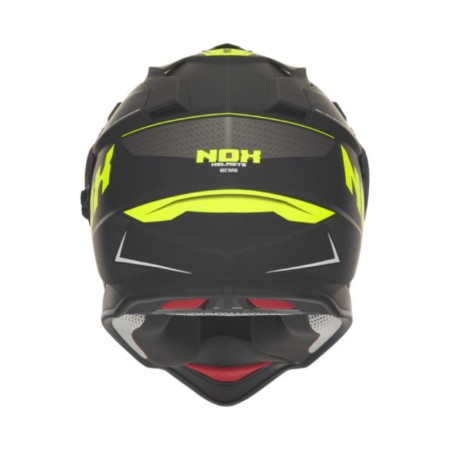 NOX KASK OFFROAD / TRAIL DUOSPORT (DUAL) N312 VAPOR Z SZYBKĄ I BLENDĄ KOLOR CZARNY/ZÓŁTY FLUO MAT