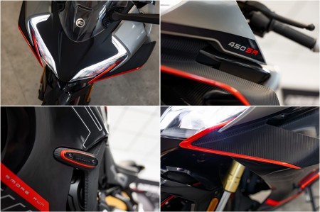 Motocykl CFMoto 450SR | Zircon Black | Wyprzedaż rocznika