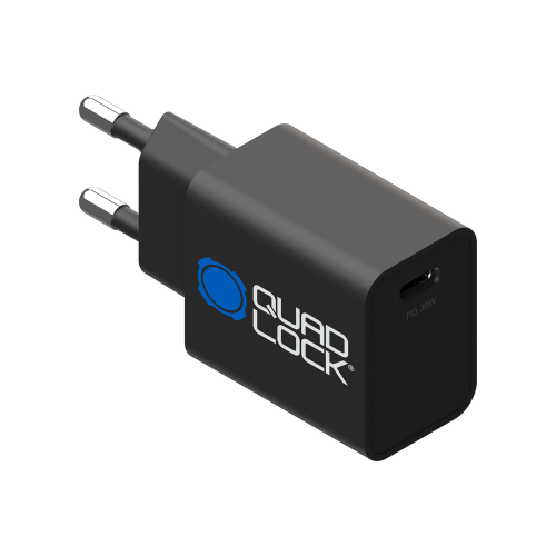 Przejdź do produktu Ładowarka sieciowa Quad Lock® 30W - Standard EU (USB C)