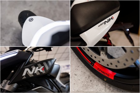 Motocykl CFMoto 450NK | Nebula White | Wyprzedaż rocznika