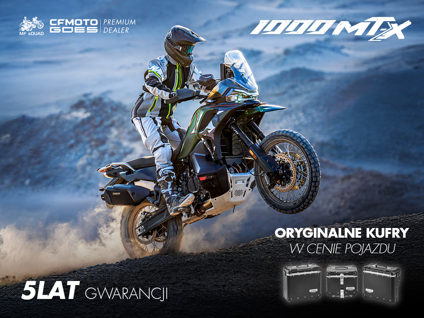 Motocykl CFMOTO 1000 MT-X | Tactical Green | RP 2026