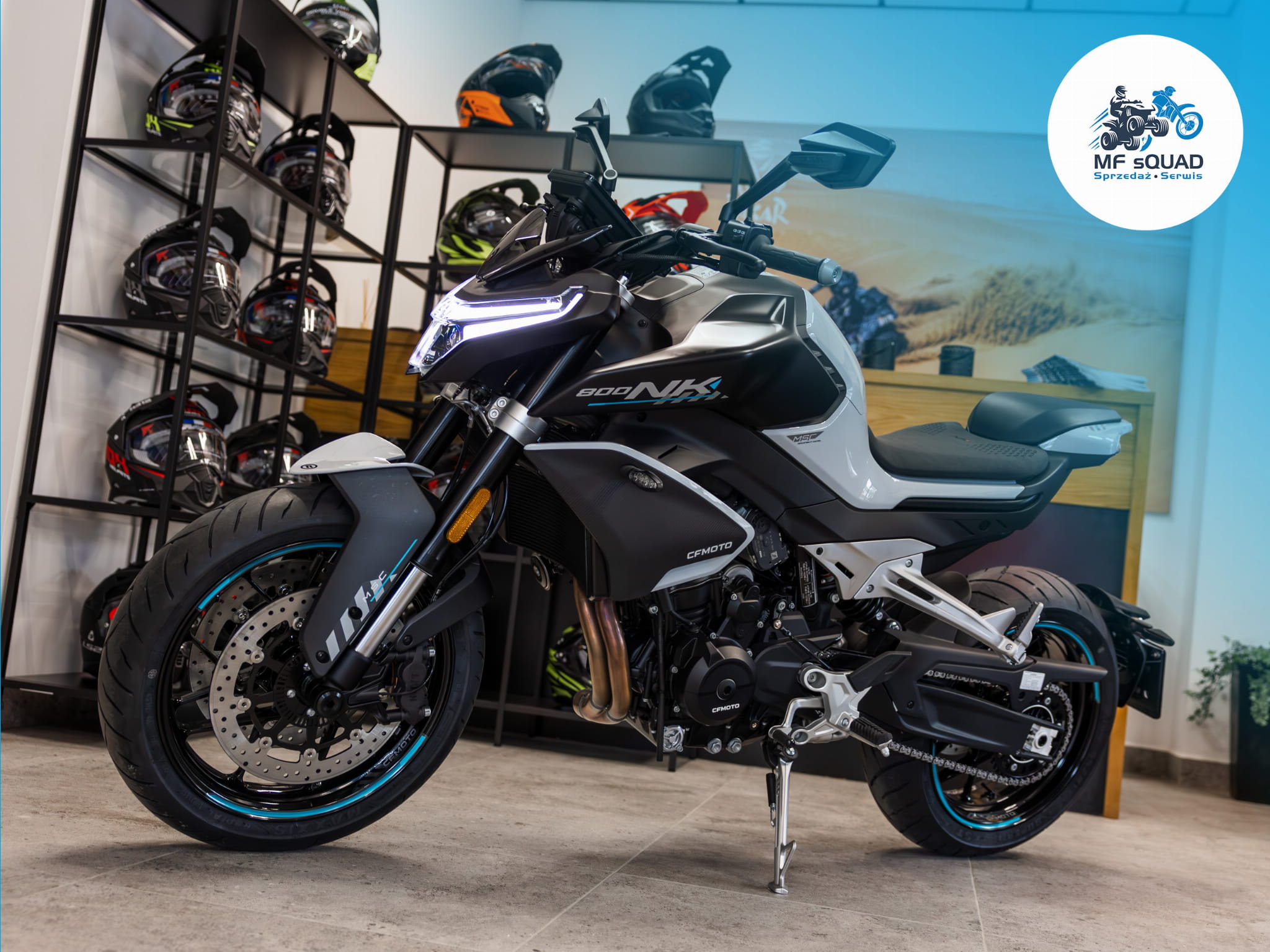 Motocykl CFMOTO 800 NK Advanced | Aerolite Grey