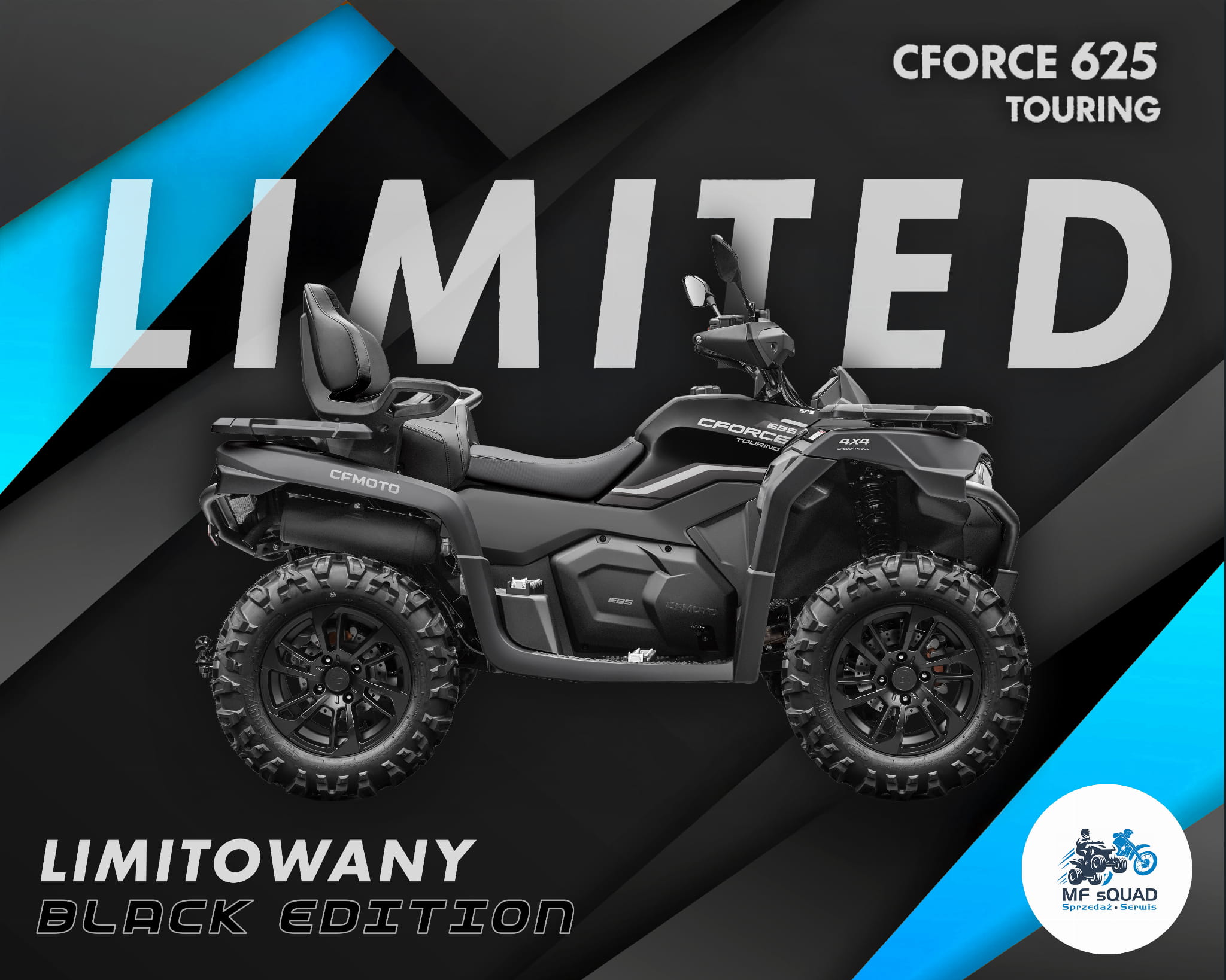 Quad CFMoto CFORCE 625L Touring EPS | Limitowany Black Edition