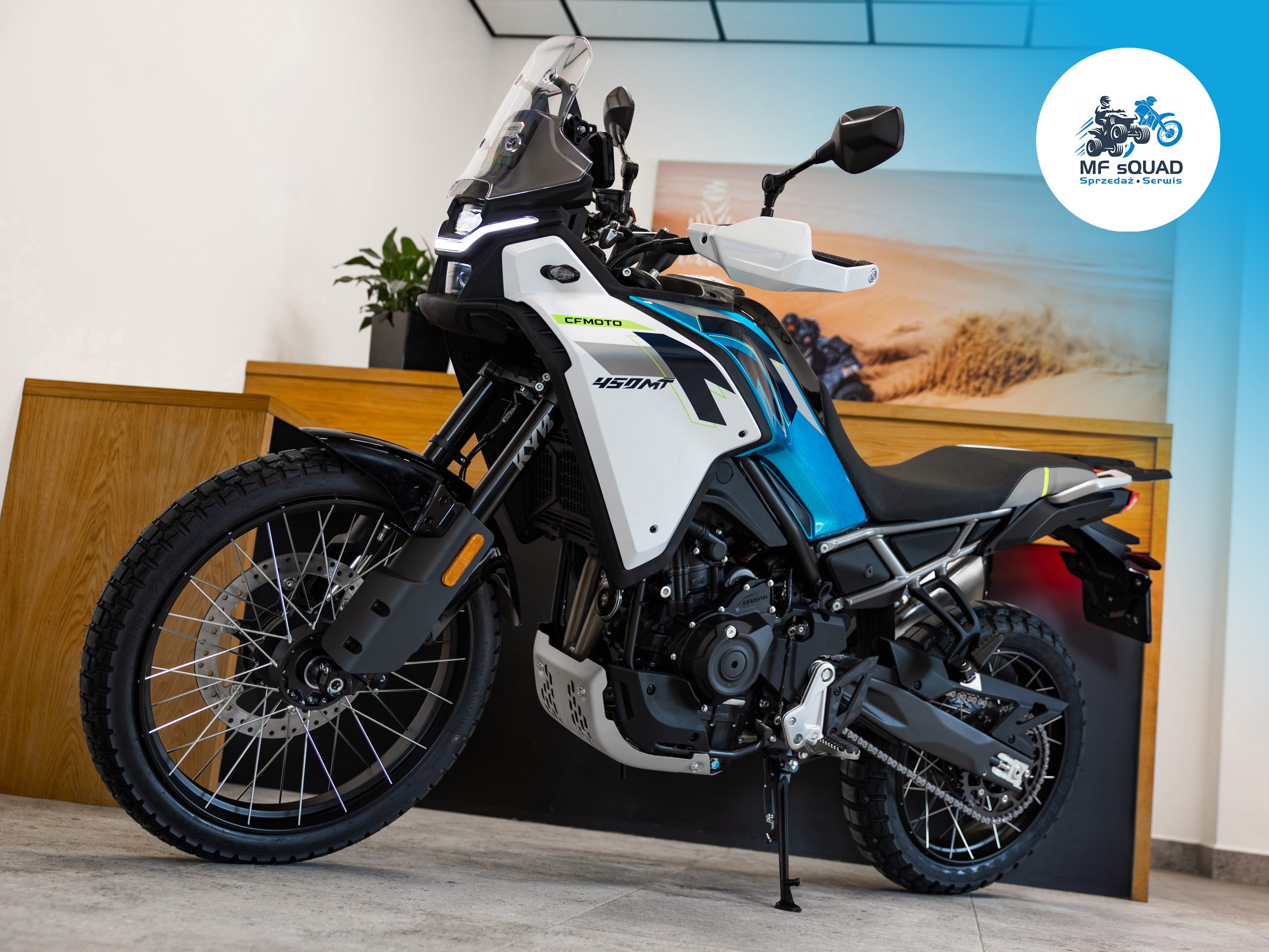 Motocykl CFMoto 450MT Zephyr Blue | MY2026