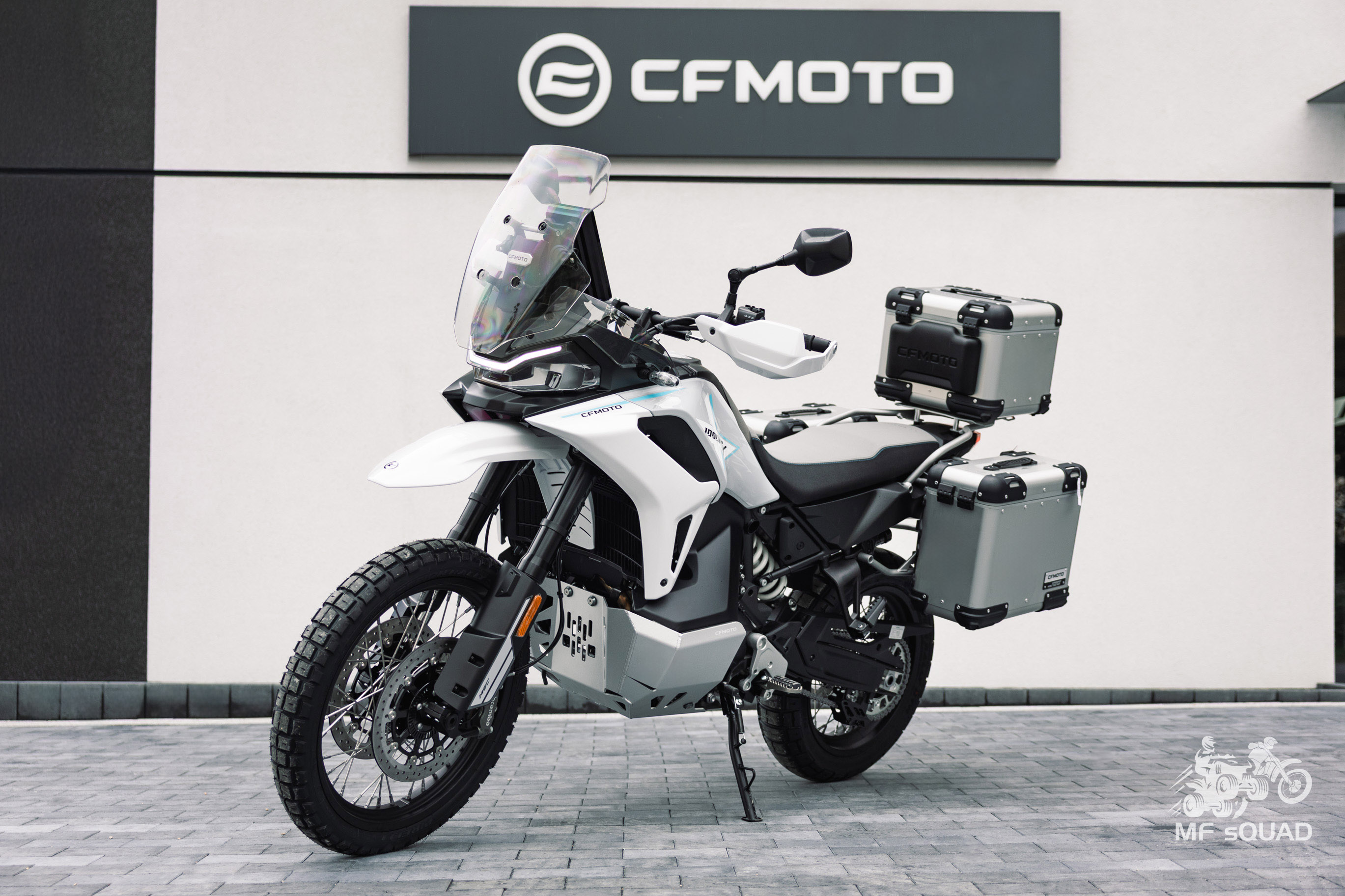 Osłona aluminiowa silnika srebrna CFMOTO 1000MT-X